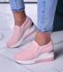 Pantofelek24 Damskie buty sportowe wkładane Różowe /E10-2 10720 T834/ 41 2