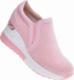 Pantofelek24 Damskie buty sportowe wkładane Różowe /E10-2 10720 T834/ 41 4