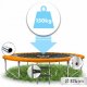 Trampolina ogrodowa Neo-Sport NS-12C201 z siatką wewnętrzną 12.5 FT 374 cm 3