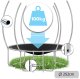 Trampolina ogrodowa Neo-Sport NS-08C201 z siatką wewnętrzną 8.5 FT 252 cm 7