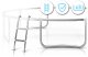 Trampolina ogrodowa Neo-Sport NS-08C201 z siatką wewnętrzną 8.5 FT 252 cm 10