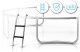 Trampolina ogrodowa Neo-Sport NS-10C201 z siatką wewnętrzną 10 FT 312 cm 9