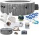 Jacuzzi ogrodowe Intex PureSpa Greywood Deluxe 216 cm x 71 cm (28442) + akcesoria 1