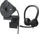 Kamera internetowa Logitech Brio 300 Graphite (960-001436) + H390 (981-000406) 1