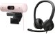 Kamera internetowa Logitech Brio 500 Rose (960-001421) + H390  (981-000406) 1