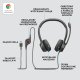 Kamera internetowa Logitech Brio 500 Graphite (960-001422) + H390  (981-000406) 17