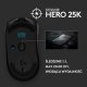 Mysz Logitech G703 Lightspeed (910-005640) + G Pro X Czarne (981-000818) 6