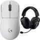 Mysz Logitech G Pro X Superlight White  (910-005942) + G Pro X Czarne (981-000818) 1