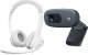 Słuchawki Logitech H390 Off White (981-001286) + C270 (960-001063) 1