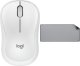 Mysz Logitech M240 Silent biała (910-007120) + Studio Series - MID GREY (956-000052) 1