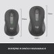 Mysz Logitech M650 Grafitowy (910-006253) + Studio Series - MID GREY (956-000052) 3