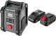 Radio budowlane Graphite Radio budowlane akumulatorowo-sieciowe Energy+ 18V 58GE128 + akumulator 4 Ah z ładowarką 58GE132 1