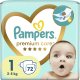 Pampers Premium Care 1, 2-5 kg, 72 szt. x2 1