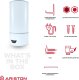 Bojler Ariston Lydos Hybrid WiFi 100 1.2 kW + dedykowany zbiornik kondensatu 6,3 litra 4
