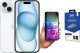 Smartfon Apple iPhone 15 128GB Blue (MTP43) + FlexibleGlass 1