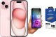 Smartfon Apple iPhone 15 256GB Pink (MTP73) + FlexibleGlass 1