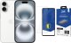 Smartfon Apple iPhone 16 128GB White (MYE93) + FlexibleGlass 1