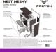 Obudowa PREYON Obudowa PREYON Nest Meshy (PRENM02B) + Zasilacz PREYON EAGLE POWER GOLD 850W 6