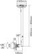 Neomounts Uchwyt sufitowy FPMA-C050SILVER 10'' - 30'' 2