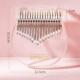 Zenwire Kalimba Instrument Afrykański Pianino Zanza Mbira 17 klawiszowa Akrylowa K-03a 4