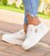 Pantofelek24 Skórzane damskie trampki creepersy na platformie /F4-3 9748 S160/ 36 1