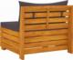 vidaXL 2-osobowa sofa ogrodowa z poduszkami, lite drewno akacjowe 5