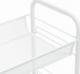 vidaXL 4-piętrowy wózek kuchenny, biały, 46x26x85 cm, żelazo 5