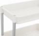 vidaXL 5-poziomowy wózek kuchenny, biały, 40x22x116 cm, żelazo i ABS 5