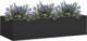 vidaXL Doniczka do biura, antracytowa, 90x40x23 cm, stalowa 1