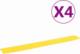 vidaXL Najazdy kablowe, 4 szt., 100 cm, żółte 1