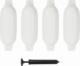 vidaXL Odbijacze do łodzi, 4 szt., białe, 41x11,5 cm, PVC 1