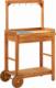 vidaXL Ogrodowy wózek kuchenny, lite drewno akacjowe, 92x43,5x141,5 cm 1