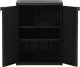 Szafa ogrodowa vidaXL Szafka ogrodowa, czarna, 65x45x88 cm, PP 4