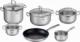 Tefal Zestaw garnków TEFAL Duetto+ 10 elem. G732SA55 1