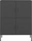 vidaXL Szafka, antracytowa, 80x35x101,5 cm, stalowa 4