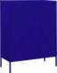 vidaXL Szafka, granatowa, 80x35x101,5 cm, stalowa 7