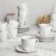 Tadar Serwis kawowy zestaw 12 filiżanek porcelana 24 el. 1
