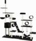 Tectake Drapak dla kota Snooky 234-261 cm - czarny 1