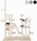 Tectake Drapak dla kota Snooky 234-261 cm - czarny 1