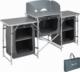 Tectake Kuchnia kempingowa 172x52x104cm - szary 1