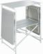 Tectake Kuchnia kempingowa 172x52x104cm - szary 6