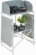 Tectake Kuchnia kempingowa 172x52x104cm - szary 9