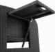 Tectake Sofa rattanowa wypoczynkowa Kreta - czarny/szary 10