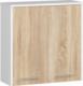 Fabryka Mebli Akord SZAFKA WISZĄCA W 60 cm FIN 2D BIAŁY / SONOMA 1