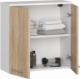 Fabryka Mebli Akord SZAFKA WISZĄCA W 60 cm FIN 2D BIAŁY / SONOMA 2
