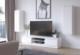Fabryka Mebli Akord Meblościanka CLP - zestaw mebli witryna rtv biała 1