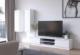 Fabryka Mebli Akord Meblościanka CLP - zestaw mebli witryna rtv biała 2