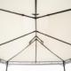 Tectake Pawilon namiot ogrodowy Luxus 4x3m z 6 ścianami - kremowy 4