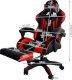 Fotel Malatec 8979 czerwono-czarny 12