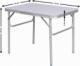 Tectake Stół kempingowy turystyczny składany z aluminium 75x55x68 cm - szary 6